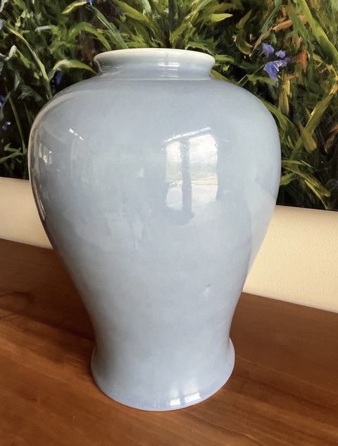 古玩陶瓷天藍(lán)釉罐真品鑒賞圖