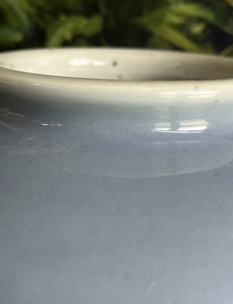 古玩陶瓷天藍(lán)釉罐真品鑒賞圖