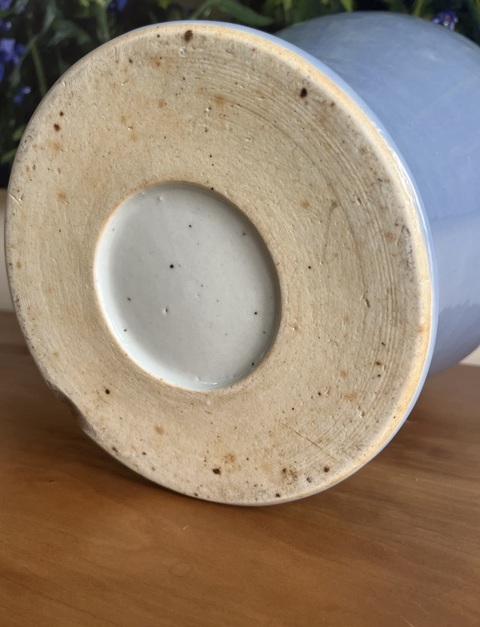 古玩陶瓷天藍(lán)釉罐真品鑒賞圖