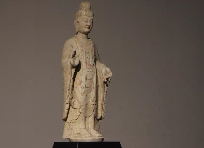 古玩雜項北魏風格佛像真品鑒賞圖