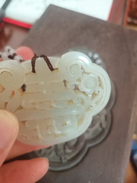古玩玉器玉鎖型佩真品鑒賞圖