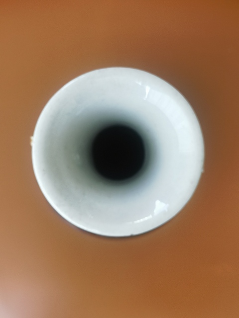 古玩陶瓷窯變釉雙耳瓶真品鑒賞圖