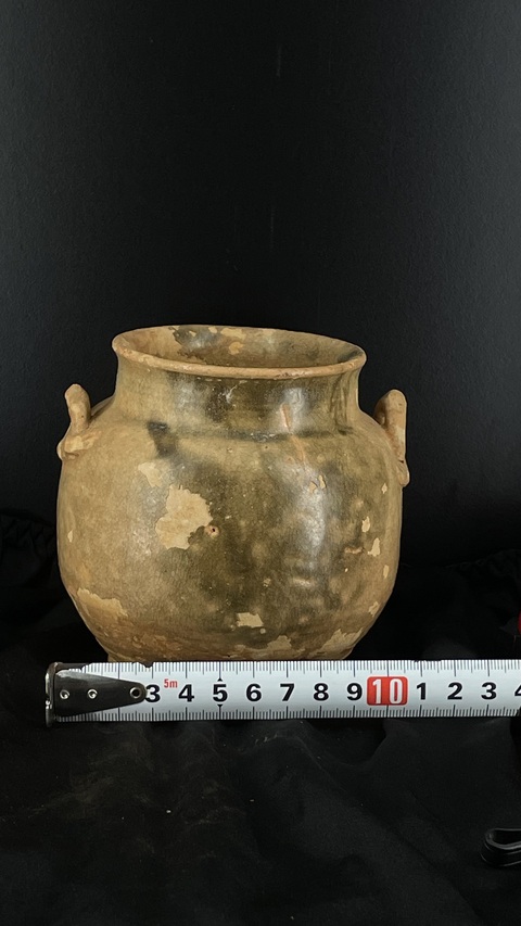 古玩陶瓷宋代青釉罐真品鑒賞圖