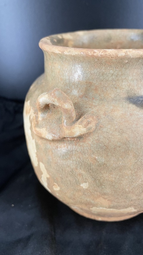 古玩陶瓷宋代青釉罐真品鑒賞圖