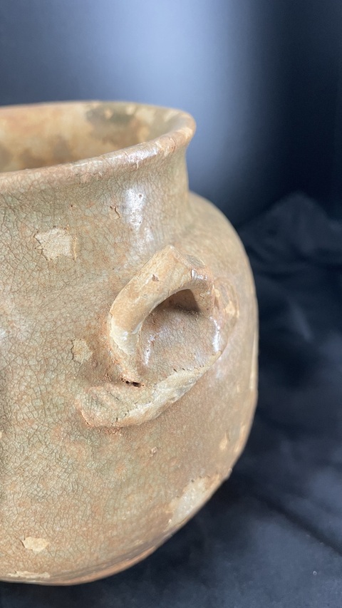 古玩陶瓷宋代青釉罐真品鑒賞圖