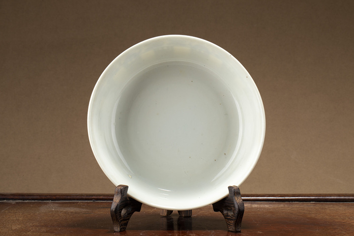 古玩陶瓷晚清·青花壽字紋蓋碗真品鑒賞圖