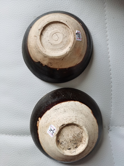 古玩陶瓷贛州窯褐釉茶盞真品鑒賞圖