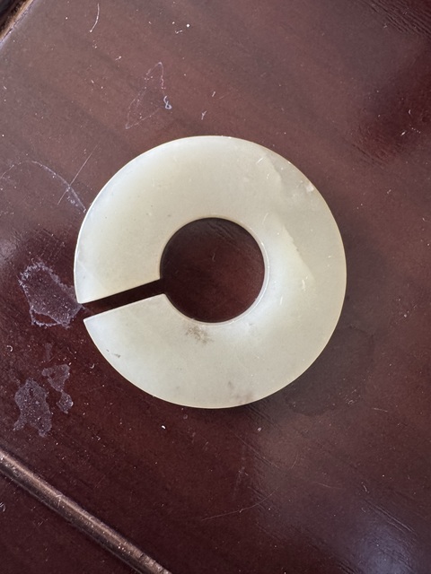 古玩玉器地方玉雕“素紋玦”真品鑒賞圖