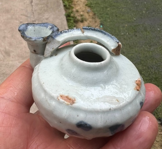 古玩陶瓷青花水滴真品鑒賞圖