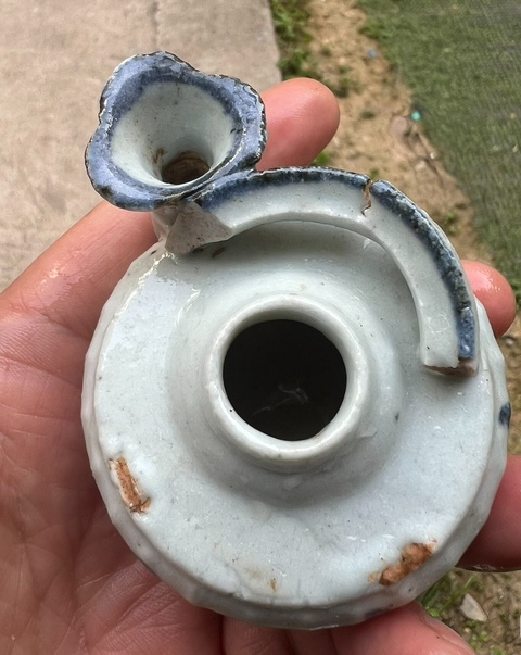 古玩陶瓷青花水滴真品鑒賞圖