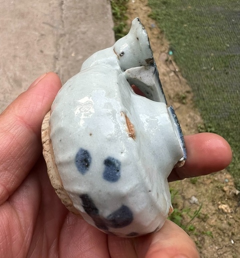 古玩陶瓷青花水滴真品鑒賞圖