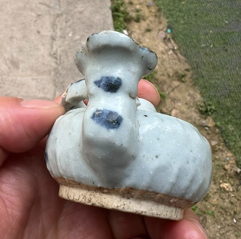 古玩陶瓷青花水滴真品鑒賞圖