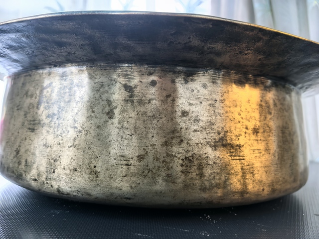 古玩銅器銅盆真品鑒賞圖