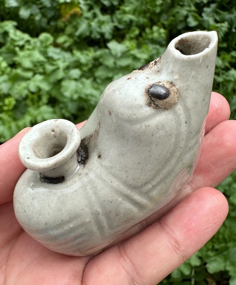 古玩陶瓷清中水滴真品鑒賞圖