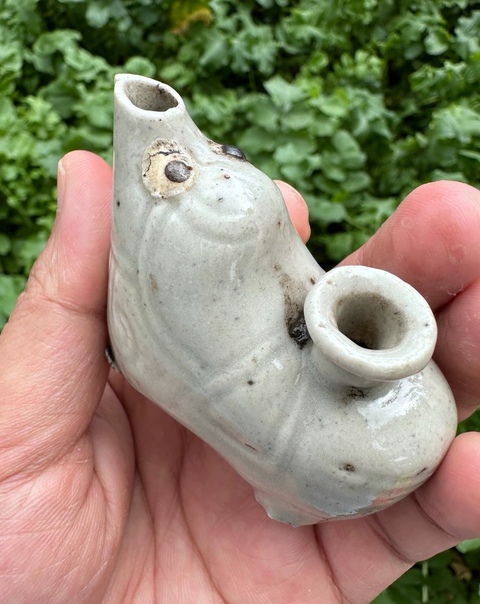 古玩陶瓷清中水滴真品鑒賞圖