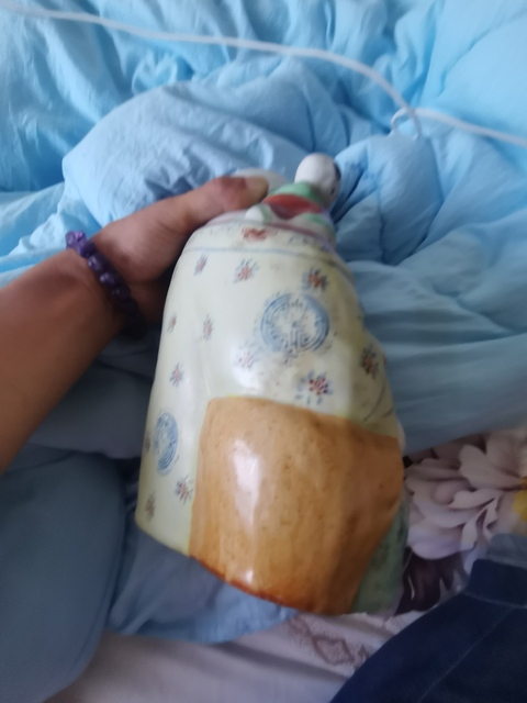 古玩陶瓷粉彩五子彌勒佛真品鑒賞圖