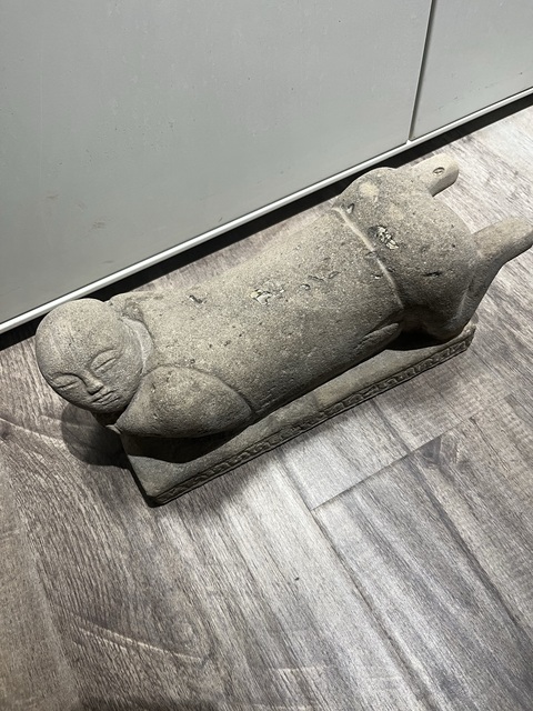 古玩雜項娃娃枕真品鑒賞圖