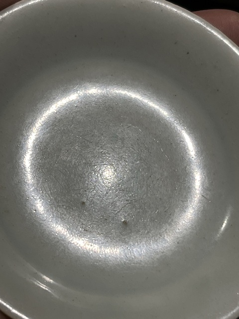 古玩陶瓷青白瓷葵口小盤真品鑒賞圖