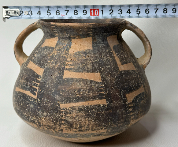 古玩陶瓷馬家窯文化馬廠類型彩陶罐真品鑒賞圖