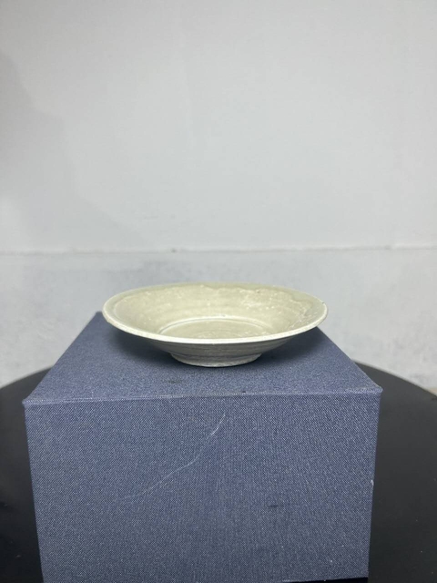 古玩陶瓷青白釉折沿洗真品鑒賞圖