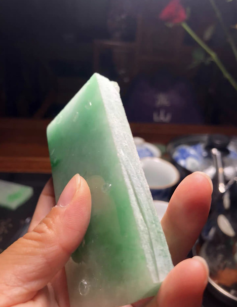 古玩玉器非天然翡翠料真品鑒賞圖