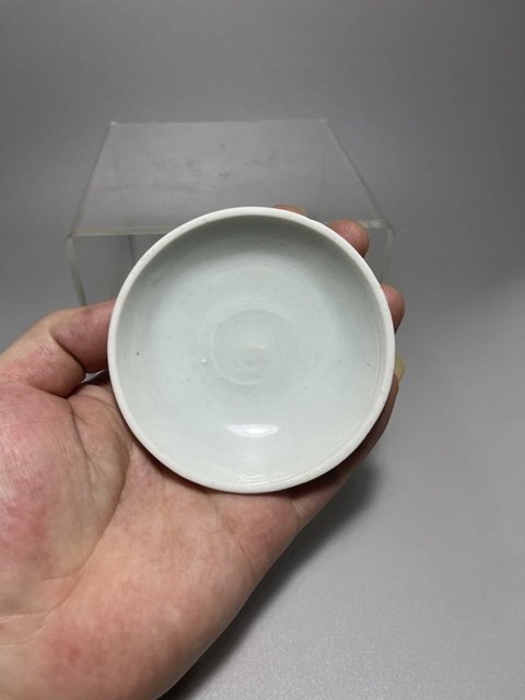 古玩陶瓷明代青白釉杯碟拍賣，當前價格0元