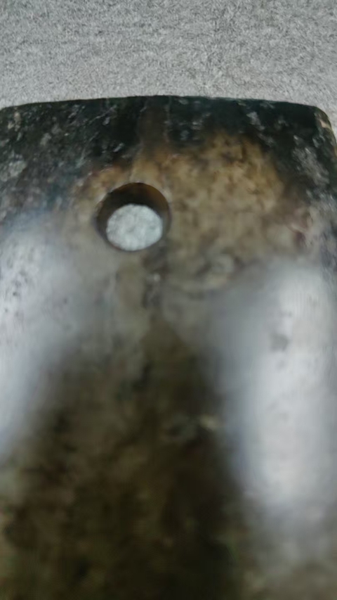古玩玉器提油仿古“玉鉞”真品鑒賞圖