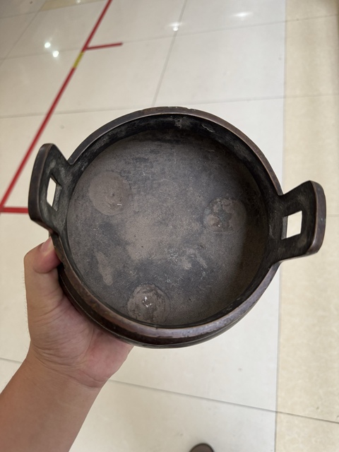 古玩銅器爐子真品鑒賞圖