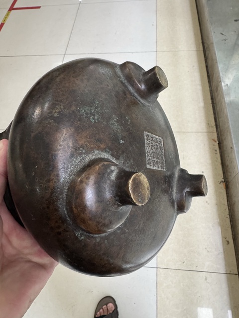 古玩銅器爐子真品鑒賞圖