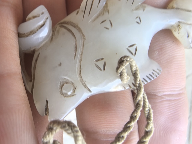 古玩玉器玉魚墜真品鑒賞圖