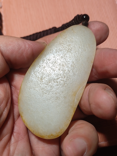 古玩玉器玉連年有余掛墜真品鑒賞圖