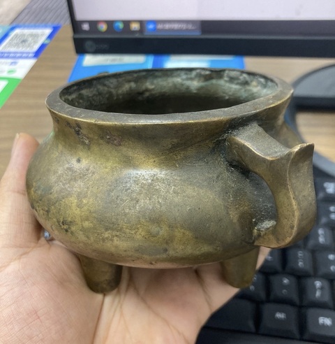 古玩銅器銅爐真品鑒賞圖