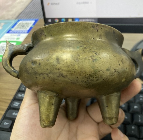 古玩銅器銅爐真品鑒賞圖