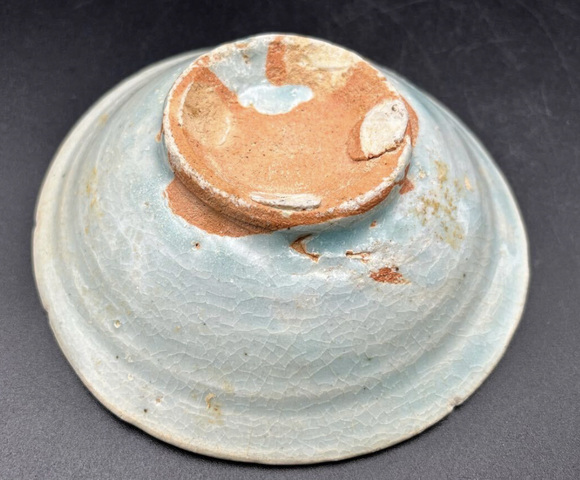 古玩陶瓷青白釉小盤真品鑒賞圖