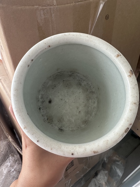 古玩陶瓷青花趕珠龍紋香爐真品鑒賞圖