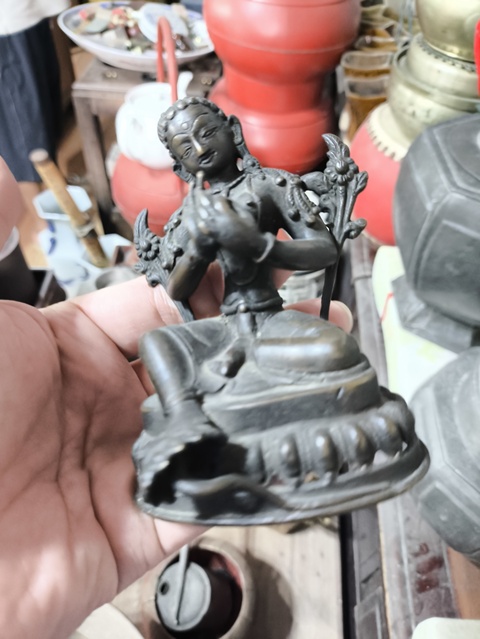古玩銅器佛像真品鑒賞圖