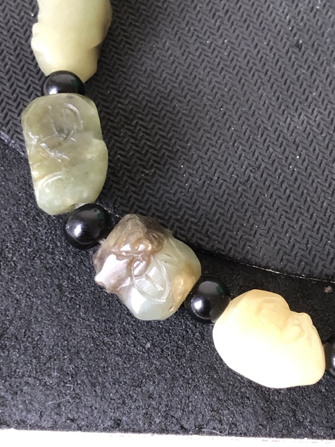 古玩玉器十八羅漢串子真品鑒賞圖