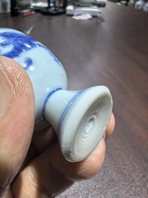 古玩陶瓷青花高足杯真品鑒賞圖