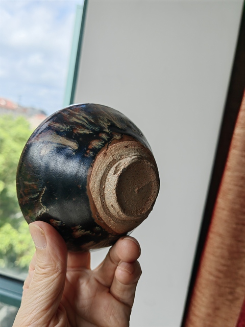 古玩陶瓷吉州窯窯變釉茶盞，注意品相真品鑒賞圖