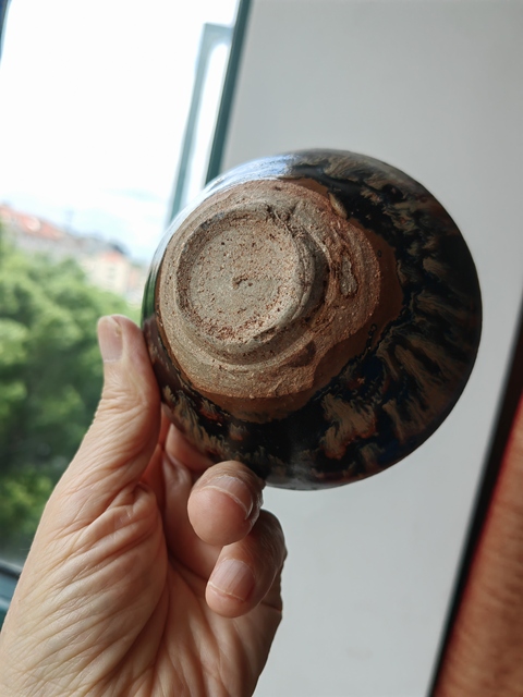 古玩陶瓷吉州窯窯變釉茶盞，注意品相真品鑒賞圖