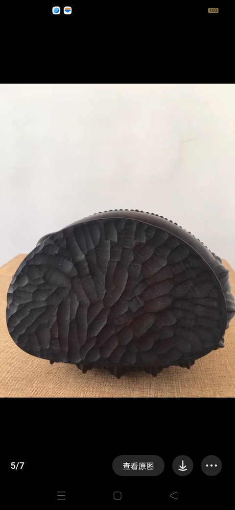 古玩雜項木雕佛像真品鑒賞圖