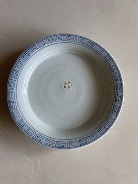 古玩陶瓷青花盤真品鑒賞圖