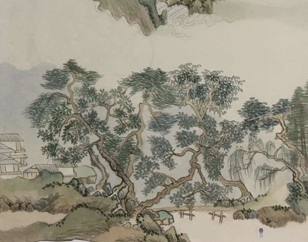 古玩字畫劉廣云吟春色拍賣，當(dāng)前價(jià)格13600元