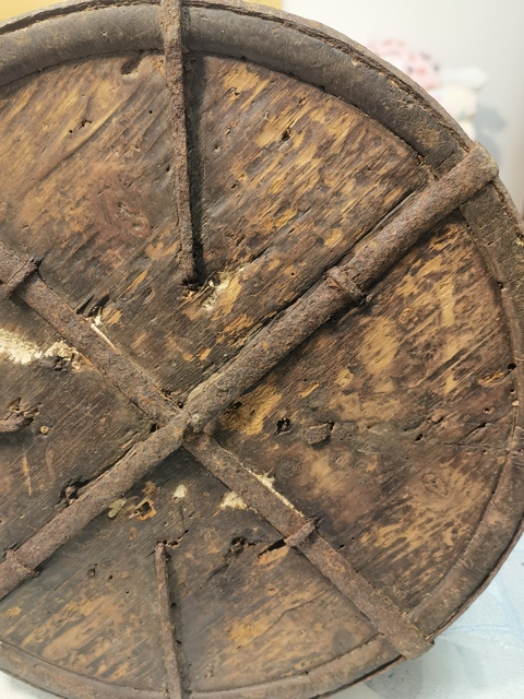 古玩雜項(xiàng)銘文木桶真品鑒賞圖