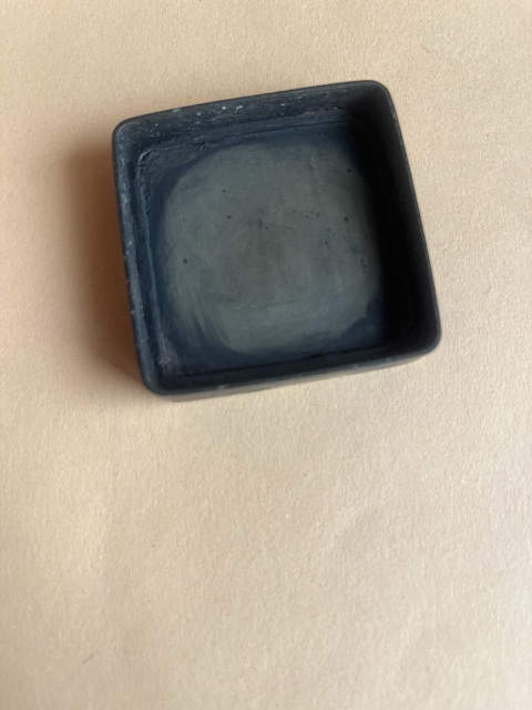 古玩雜項銅墨盒真品鑒賞圖