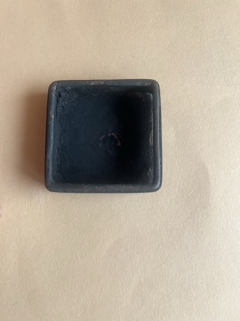 古玩雜項銅墨盒真品鑒賞圖