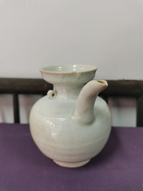 古玩陶瓷宋代影青雙系執(zhí)壺拍賣，當(dāng)前價(jià)格2450元