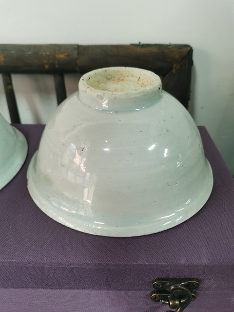 古玩陶瓷宋末元代 影青碗一對拍賣，當前價格1600元