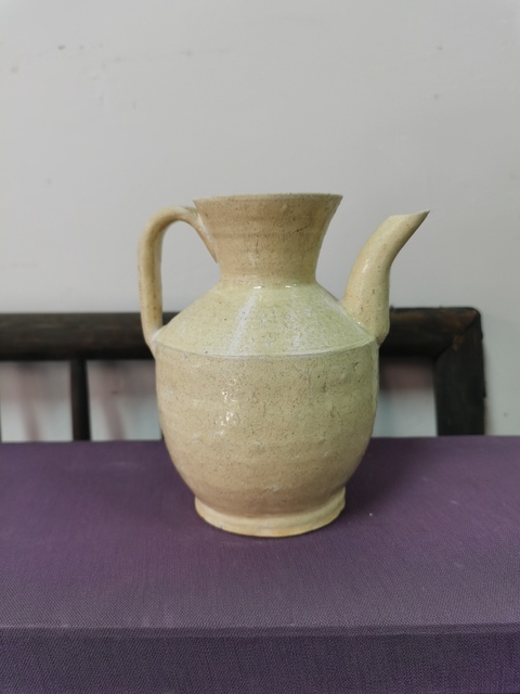 古玩陶瓷青白釉撇口壺真品鑒賞圖