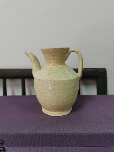 古玩陶瓷青白釉撇口壺真品鑒賞圖